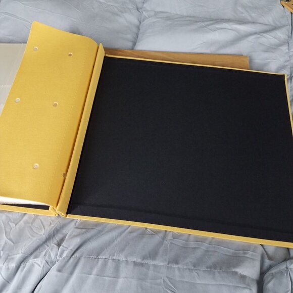 Boy Scouts Of America Cub Scouts Scrapbook Photo Album Yellow Blue Canvas - Picture 13 of 15